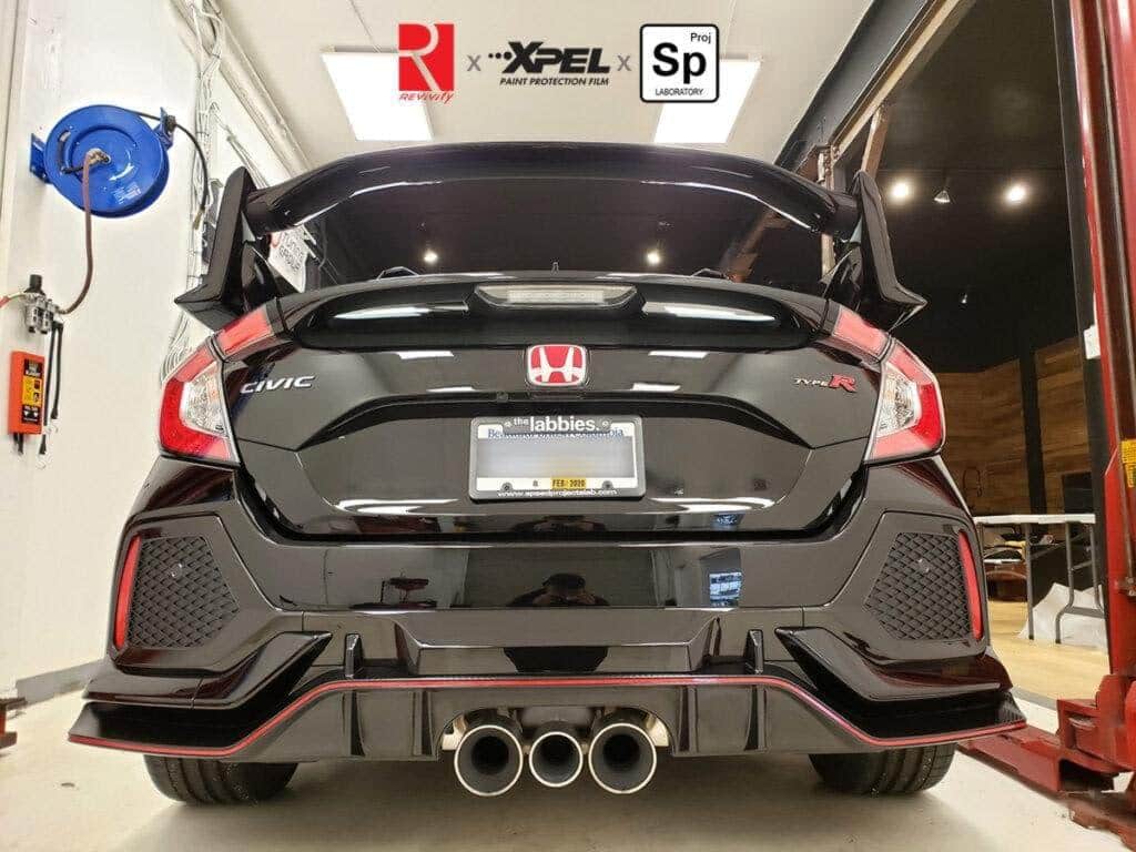 Honda Civic Type R ceramic coated in Richmond with Revivify by Speed Project Laboratory